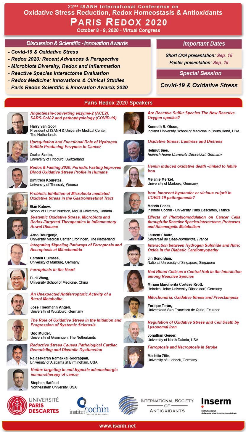 Speakers Paris Redox 2020-sept